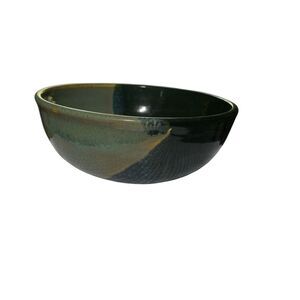 Pat Holleman NC Pottery Blue Shades with Seaturtles Bowl Coastal Cottage